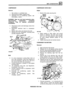 Page 390AIR CONDITIONING 
COMPRESSOR COMPRESSOR DRIVE BELT 
Remove  Adjust 
1. Site vehicle  in a ventilated  area. 1. Slacken  idler pulley  securing  bolt. 
2.  Disconnect  the battery  negative lead. 
3.  Discharge  the  air  conditioning system, see 
Discharging  system 
WARNING: Wear eye and  hand  protection  when 
disconnecting  components containing 
refrigerant.  Plug all exposed  connections 
immediately. 
4.  Disconnect  suction and discharge  unions  from 
compressor. 
5. Disconnect  electrical lead...