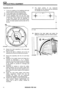 Page 409ELECTRICAL EQUIPMENT 
Assemble and refit 27. The  beam  centres  A are  measured 
horizontally  on the  vehicle  and the dimension 
B  vertically  from the ground. 
17. Fit the  rim seating  to the  headlamp  shell with 
the  two  trimmer  screws and coil spring. 
18.  Fit the  rubber  seal to the  headlamp  shell. 
19.  Connect  the leads  to the  bullet  connectors. 
20.  Fit the  headlamp  shell into the front  wing 
locating  the trimmer  screws into the 
two holes 
in the  wing.  Ensure  that the...