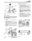 Page 85RR2355M 
ENGINE 
Examine and fit new  valve  seats 
15. Check  valve seats for wear,  pits and  burning. 
Fit  new  inserts 
if necessary. 
16.  Remove 
old seat  inserts  by grinding  them until 
thin  enough 
to be cracked  and pried out. 
17. Heat  cylinder  head evenly to approximately 
65°C. 
18. Press 
new insert  into recess  in cylinder  head. 
NOTE:  Service  valve seat inserts  are 
available  in 
two over-sizes 0.25 and 0.50 
mm larger  on outside  diameter  to ensure 
interference  fit. 
19....