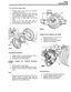 Page 89ENGINE 
Fit new  timing  cover oil seal 
5. Remove  seven drive screws  and withdraw 
mud  shield  and oil seal. 
6. Position  gear cover  with front  face uppermost 
and  underside  supported  across oil seal 
housing  bore on a suitable  wooden  block. 
7. Enter oil seal, lip side  leading,  into housing 
bore. 
8. Press  in oil seal until plain  face is 
approximately 1,5 mm below  gear cover  face. 
9. Fit mud  shield  and securing  screws. 
REMOVE  AND OVERHAUL  OIL PUMP 
1. Remove  bolts from oil...