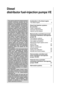 Page 3Combustion in the diesel engine
The diesel engine 2
Diesel fuel-injection systems: 
An overview
Fields of application 4
Technical requirements 4
Injection-pump designs 6
Mechanically-controlled (governed)
axial-piston distributor fuel-injection
pumps VE
Fuel-injection systems 8
Fuel-injection techniques 9
Fuel supply and delivery 12
Mechanical engine-speed control 
(governing) 22
Injection timing 29
Add-on modules and 
shutoff devices 32
Testing and calibration 45
Nozzles and nozzle holders 46...