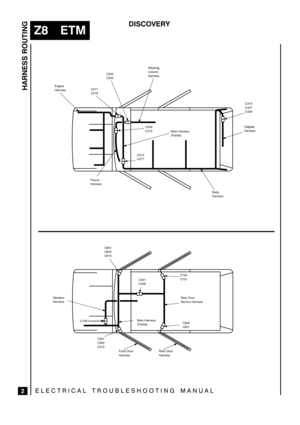 Page 649

	




	\





 






 







C105
Gearbox 
Harness
C601
C602
C610
Main Harness 
(Partial)C800
C801
Rear Door
Service Harness
C700
C701C301
C306
Rear Door
Harness Front Door
Harness
C501
C502
C510
 






  






 
Engine 
HarnessC217
C216
C200...