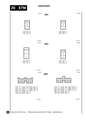 Page 721
		






	
	

\



C601
1SR2SB
2
1

LC00601CLC00601C
1SU2SK
2 1

C601
1SK2SU
2
1

1SR2SB
2
1

LC00601CLC00601C
C602
1234567
13 12 11 10 9 8
1±2B3UG
6YK7±8O
10 BG
11 B K
4±9K
12 BU13 NK
5SW
7 654321
8 9 10 11 12 13
1±2B3KB
6GB7±8O
10 NP
11 B N
4±9K
12 BP13 ±
5SW
LC00602FLC00602F 