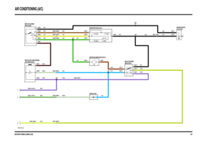 Page 68DISCOVERY SERIES II 2000MY (LHD)
AIR CONDITIONING (A/C)
38.4
VWR101970-4of4
87A
87
86 85 30
0707 (K108) HEADER-EARTH
18 AMP
1.71 OHMS
0.32 OHMS 40 AMP
FUSE (P128)
0.85 OHMS
5 WATT
M1
M2
HI
LO
A C
432 1
JC0483-12 C0101-12C0857-1 C0691-1
C0692-4 C0856-4 C0483-11 C0101-11C0696-5
C0695-1
C0695-4 C0695-5C0696-1 C0696-2
C0696-3
C0696-4C0707-1 C0692-6 C0856-6
C0692-7 C0856-7
C0692-8 C0856-8C0425-2
C0425-3
C0425-4C0707-3 C0425-1
C0692-2 C0856-2C0023-1 C0023-2
C0817-4
C0817-2C0817-5
C0817-3
C0817-1
C0485-2...