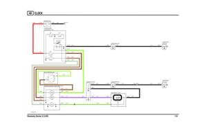 Page 115CLOCK 
Discovery Series II (LHD)11448
CLOCK
VWR102020-A-01
IN2 IN1
2A 2B
1
POS 4-CRANKPOS3-I GN POS2-A UX
87 A
87
86 85 30
15 AMPFUSE 20
(B149) C LOC K ILLUMINA TION12.00
0018 (K108) HEADER-EARTH
50 AMPLINK 3150 AMPLINK 1
30 AMPLINK 7
CIRCUITS (R101) RELAY-AUXILLIARY
10 AMPFUSE 2650 AMPLINK 815 AMPFUSE 16
EARTH (E107)
12 VOLTS
1.2 WATT
0017 (K108) HEADER-EARTH
C05 72-1C0286-1 C0286-7C00 18-6
C0760-16 C0725-19
C0725-16
C0725-2 C0725-1 C05 72-2
C0582-1 C0590-6
C0590-11 C0 632 -1
C0 582 -3
C0 581 -3C05...