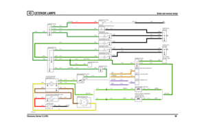 Page 99EXTERIOR LAMPS 
Brake and reverse lamps
Discovery Series II (LHD)98
43
EXTE RIOR LAMPS
Brake and reverse lamps
VWR101990-A-01
IN2 IN1
2A 2B
1
POS4-CRA NKPOS3 -IGN POS2-AUX21
(NAS)
EARTH (E107)
(V8 AUTO) (V8 MANUAL) (TD5)
C0808-1
21  WAT T 21  WAT T
21 WATT
21  WAT T 21  WAT T
0707 (K108) HEADER-EARTH
(MANUAL)
(AUTO)(MANUAL)
(AUTO)
LINK 850 AMPFUSE 25
0706 (K108) HEADER-EARTH
12.0 VOLTS
15 AMP
C0287-20C0707-6
C0490-2C0706-6
C0489-2C1482-9 C1481-9 C1481-5 C1482-5
C0 698 -1C0661-8 C0295-14
C0239-1 C0658-10...