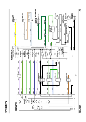 Page 115 
FREELANDER
87A
87
86 85 30
87A
87
86 85 3087A
87
86 85 30
(LH ONLY) (RH ONLY)
(DIMMER) (NO DIMMER)
1 AMP
1 AMP1 AMP 1 AMP
DIODE 2 (G126)
DIODE 3 (G126)DIODE (G126)
1E3 OHMS
1E3 OHMS
1E3 OHMS RESISTOR-IN-LINE (G101)
FJ I H
DE C B A
15 AMP FUSE 815 AMP FUSE 18 10 AMP FUSE 22
1.4 WATT TACHOMETER (J102)SPEEDOMETER (J101)1.4 WATT1.4 WATT1.4 WATT1.4 WATT 1.4 WATT3.6 OHMS LED-ANTI THEFT ALARM (J139)1.4 WATT
10 AMP FUSE 14
C017-5 C589-20C230-1 C292-11 C292-9C234-1
C233-16 C589-13
C230-2 C589-11
C230-11...