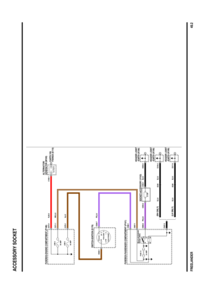 Page 123 
FREELANDER
87A
87
86 85 30IN2 IN1
2A 2B
1
POS4-CRANKPOS3-IGN POS2-AUX
60 AMP LINK 560 AMP LINK 4
13.5 VOLTS
25 AMP FUSE 13
20 AMP
(LH ONLY) (RH ONLY) FUSEBOX-ENGINE COMPARTMENT (P108)
FUSEBOX-PASSENGER COMPARTMENT (P101)
C017-5 C183-1
C570-1C571-1 C574-1
C028-1
C587-1C028-7
C587-2C018-3 C588-1
C586-6 C350-1 C550-2C350-2
A246 A246
SOCKET-ACCESSORY (V103) SWITCH-IGNITION (S176)
B,2.0 PS,3.0
B,3.0 PN,2.0N,4.5 R,20.0
B,3.0 NW,4.5
B,3.0 B,3.0
ACCESSORY SOCKET
49.2
ALTERNATOR/
GENERATOR (M100)
EARTH VIA...