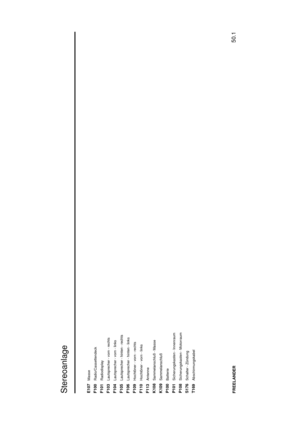 Page 124Stereoanlage
50.1
FREELANDERE107
Masse
F100
Radio/Cassettendeck
F101
Radiodisplay
F103
Lautsprecher - vorn - rechts
F104
Lautsprecher - vorn - links
F105
Lautsprecher - hinten - rechts
F106
Lautsprecher - hinten - links
F109
Hochtöner - vorn - rechts
F110
Hochtöner - vorn - links
F113
Antenne
K108
Sammelanschluß - Masse
K109
Sammelanschluß
P100
Batterie
P101
Sicherungskasten - Innenraum
P108
Sicherungskasten - Motorraum
S176
Schalter - Zündung
T169
Abschirmungskabel 
