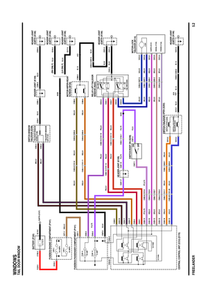 Page 37 
FREELANDER
87A
87
86 85 3087A
87
86 85 30
21
- +
- +
- +
- +
(LH ONLY) (RH ONLY)
EARTH (E107)
SWITCH-LEVER (S256)POWER (Y146) SIGNAL (Y145)
LINK 4
60 AMPS
EARTH (E107)
LINK 6
FUSE 14 FUSE 3110 AMP 20 AMP
13.5 VOLTS
120 AMPS
1E3 OHMS
1E3 OHMS
TAIL WIN UP
8 AMP
TAIL WIN DOWN
C017-5
C608-6 C496-6 C615-3 C615-2
C615-1 C428-18
C428-12C496-1 C608-1
C495-5 C609-5 C483-7 C101-7
C483-20 C101-20
C551-8 C192-2
C632-1
C593-C C593-B
C428-5
C428-10
C428-11
C428-17
C429-3
C429-1
C430-10
C429-13
C429-12 C428-13...