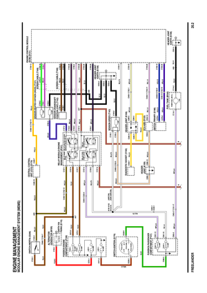 Page 59 
FREELANDER
87A
87
86 85 30
87A
87
86 85 30
87A
87
86 85 30
87A
87
86 85 30
IN2 IN1
2A 2B
1
POS4-CRANKPOS3-IGN POS2-AUX
A
B
13.5 VOLTS
120 AMPLINK 630 AMP FUSE 120 AMP FUSE 360 AMP LINK 310 AMP FUSE 19
10 AMP FUSE 6
1 AMP
1 AMP
0.2 AMP
0.2 AMP0.2 AMP
0.2 AMP
10 AMP1 AMP
(NON AIRCON) (AIRCON)
PUMP-FUEL (M151)
C289-3
C289-11 C429-7C448-14 C162-14
C289-2
C289-14C159-11 C448-12 C162-12C164-4C164-1 C164-2
C168-1 C168-2
C195-2 C195-1
C195-3
C114-2 C114-1 C123-1
C123-3
C581-10C581-12C428-16
C583-5 C574-1...