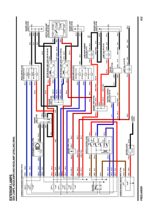Page 97 
FREELANDER
32 132 132
121
- +- +
C556-1
5 WATT
10 OHMS10 OHMS 10 OHMS10 OHMS
10 OHMS 10 OHMS
1 AMP1 AMP
13.5 VOLTS
LINK 2
1.4 WATT
FUSE 28 FUSE 2415 AMP FUSE 20FUSE 1610 AMP FUSE 2515 AMP FUSE 18
10 AMP 10 AMP 10 AMP
DIP/MAIN SWITCHDIP 3 SWITCH SIDE 2 SWITCHSIDE 1 SWITCH
FLASH SWITCH
60 AMP
60 WATT60 WATT55 WATT55 WATT
5 WATT10 WATT
5 WATT5 WATT
(E107) EARTH
SIDE LIGHT-RH (Y134)DIP BEAM-RH (Y133) MAIN BEAM-RH (Y132)
SIDE LIGHT-LH (Y137) DIP BEAM-LH (Y136)MAIN BEAM-LH (Y135)
C499-3C551-7 C125-1 C125-3...