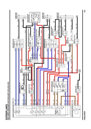 Page 99 
FREELANDER
32 132 132
121
- +- +
432 1C556-1
5 WATT
10 OHMS10 OHMS 10 OHMS10 OHMS
10 OHMS 10 OHMS
1 AMP1 AMP
13.5 VOLTS
LINK 2
1.4 WATT
FUSE 28 FUSE 2415 AMP FUSE 20FUSE 1610 AMP FUSE 2515 AMP FUSE 18
10 AMP 10 AMP 10 AMP
DIP/MAIN SWITCHDIP 3 SWITCH SIDE 2 SWITCHSIDE 1 SWITCH
FLASH SWITCH
60 AMP
60 WATT60 WATT55 WATT 55 WATT
5 WATT10 WATT
5 WATT 5 WATT
(E107) EARTH
SIDE LIGHT-RH (Y134)DIP BEAM-RH (Y133) MAIN BEAM-RH (Y132)
SIDE LIGHT-LH (Y137) DIP BEAM-LH (Y136)MAIN BEAM-LH (Y135)
C499-3C551-7 C125-1...