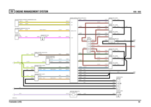 Page 55ENGINE MANAGEMENT SYSTEM 
KV6 - NAS
Freelander (LHD)54
20
KV6 - NAS
VWR004450-A-03
C0558-1
G
F
C0556-1
CB
FUEL PUMP (M151)IMMOBILISATIONCAN
CANK LINE
C0332-6C0038-1 C0038-2
C0603-6 C0603-5
C0603-4
C0200-3 C0451-3 C0200-5 C0451-5
C0553-6 C0294-18 C0294-17
C0294-13 C0294-15 C0294-14
C0294-19 C0294-16
C1772-3 C1770-3 C0052-3
C1770-1
C1772-2 C1770-2 C0052-2
C1772-1 C0052-1
C0332-8 C0332-7 C0332-9C0156-3
C0276-3 C1771-3
C0156-1
C0276-2 C0156-2 C1771-2
C0229-13 C0067-13
C0276-1 C1771-1
C0551-3 C0114-3 C0114-4...