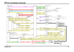Page 68ANTI-LOCK BRAKING SYSTEM (ABS) 
Freelander (LHD)6735
VWR004410-A-02B
C0562-1
CAN CAN
(Td4 MANUAL)(1.8 PETROL)
(Td4 MANUAL)(1.8 PETROL)
CA
(AUTO)(MANUAL)
C1967-1
4 CRUISE/NAS)d(T4 CRUISE/NAS)d(T(NON CRUISE) (NON CRUISE)
(Td4 MANUAL) (1.8K PETROL) (Td4 MANUAL)
(1.8K PETROL)(AUTO) (AUTO) (KV6)
(KV6)
C0233-14C0292-13
C0723-13
C0017-6C0162-4 C0448-4
C0618-2C0723-15
C0223-4 C0047-4C0618-1 C0230-7
C0448-3 C0162-3C0878-4 C0878-1
C0292-17
C0723-1 C0723-5
C1959-5 C1959-6 C0296-14
C0296-6 C0296-5C0296-12 C0296-7...