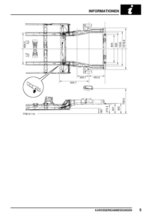 Page 64INFORMATIONEN
KAROSSERIEABMESSUNGEN5 