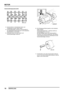 Page 39MOTOR
18
ÜBERHOLUNG
Nockenwellenlagerspiel prüfen
3.Nockenwelle(n) in Zylinderkopf setzen und
Plastigauge auf jeden Zapfen legen.
4.Nockenwellenträger montieren und Schrauben in
der abgebildeten Reihenfolge auf 10 Nm festziehen.
Nockenwelle(n) nicht drehen.
5.Schrauben nach und nach lockern und
Nockenwellenträger entfernen.
6.Die Plastigauge-Stücke jeweils an der breitesten
Stelle messen:
Nockenwellenlagerspiel = 0,060 bis 0,094 mm
Verschleißgrenze = 0,15 mm
Bei übermäßigem Spiel neue Nockenwelle(n)...