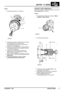 Page 143MOTOR - ’K’ SERIE
REPARATUREN7REVIDIERT: 11/98
Einbau
1.Kurbelwellenscheibe und -rad säubern.
2.Kurbelwellenscheibe an Kurbelwellenrad montieren
und sicherstellen, daß die Kerbe an der
Riemenscheibe über der Nase am Zahnrad sitzt
(siehe Pfeil in der Abbildung).
3.Schraube und Unterlegscheibe zur Befestigung der
Kurbelwellenscheibe an der Kurbelwelle montieren
und mit 205 Nm festziehen.
4.2 Schrauben zur Befestigung von Werkzeug
LRT-12- 145am Schwungradgehäuse und das
Werkzeug selbst entfernen.
5.Starter...