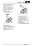 Page 240MOTOR - ’L’ SERIE
REPARATUREN45
8.Dämpfer an Nockenwellenrad montieren und Marke
an Zahnrad ausrichten. Dämpfer mit neuen
Torx-Schrauben befestigen und mit 10 Nm
festziehen.
9.Sperrstift aus dem Einspritzpumpenrad und
Einstellbolzen aus dem Motor entfernen.
10.Kurbelwelle im Uhrzeigersinn zweimal ganz um ihre
Achse drehen und Schwungradbolzen mit
Unterstützung eines Helfers montieren.
11.Einstellmarken des Nockenwellenantriebsrads
ausrichten.
12.4 Schrauben zur Befestigung des
Einspritzpumpenantriebsrads...