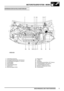 Page 258MOTORSTEUERSYSTEM - MEMS
BESCHREIBUNG UND FUNKTIONSWEISE1
ANORDNUNG DER BAUTEILE IM MOTORRAUM
1.Kraftstoffdruckspeicher
2.Ansauglufttemperaturfühler (IAT-Sensor)
3.Drosselklappenwinkelgeber (TP-Sensor)
4.Verteilerkappe
5.Aktivkohlefilter
6.Kraftstoffabstellschalter
7.Spülluftventil
8.Motorsteuergerät (ECM)9.Relaismodul
10.Luftfilter
11.Zündspule
12.Kühlmitteltemperaturfühler (ECT-Sensor)
13.Kurbelwinkelgeber (CKP-Sensor)
14.Leerlaufluftregelventil (IACV)
15.Beheizte Lambdasonde (HO2S)
16.Einspritzdüsen 