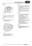 Page 460VERTEILERGETRIEBE - ’IRD’
REPARATUREN9
Alle Modelle
18.8 Schrauben zur Befestigung des Stirndeckels am
Hauptgehäuse des Zwischenreduziergetriebes
entfernen.
19.Stirndeckel von IRD-Hauptgehäuse entfernen.
Einbau
1.Die Restspuren der alten Dichtmasse von den
Auflageflächen an Stirndeckel und
IRD-Hauptgehäuse entfernen.
2.Eine dünne Raupe Dichtmasse auf die
Auflagefläche des Stirndeckels auftragen.
3.Stirndeckel an IRD-Hauptgehäuse montieren und
Schrauben mit 30 Nm festziehen.
Dieselmotor
4.IRD-Halterung...