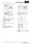 Page 952ELEKTRISCHE ANLAGE
REPARATUREN39
41.Mehrfachstecker von Airbag-Steuergerät lösen und
abnehmen.
42.Schraube zur Befestigung des Airbag-Steuergeräts
entfernen und Massekabel lösen.
43.Mutter von Masseverteiler entfernen und
Masseverteiler von Tunnel lösen.
Modelle mit ABS:
44.Mehrfachstecker von HDC-Schalter am Schalthebel
abnehmen.
Alle Modelle:
45.Lucar-Stecker von Handbremsschalter trennen.
46.6 Clips von Airbag-Kabelbaum lösen.
47.Mutter von Heizungskanal hinten entfernen und
Kanal entfernen.
48.4...