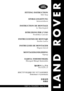 Page 1PAR T No. VPLAP0035   Issue No. 1
LAND ROVER
ÈÍÑÒÐÓÊÖÈÈˆÏÎˆÓÑÒÀÍÎÂÊÅ
Áîêîâàÿˆñòóïåíüêà
FITTING INSTRUCTION
Side Step
EINBAUANLEITUNG
Seitentrittbrett
INSTRUCTION DE MONT AGE
Le Marchepied
ISTRUZIONI PER LUSO
Predellino Laterale
INSTRUCCIONES DE MONT AJE
Estribo Latera
INSTRUÇOES DE MONTAGEM
Degrau lateral
MONTAGEHANDLEIDING
Opstap
  
        