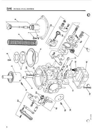 Page 216I19 I PETROL FUEL SYSTEM 
8  