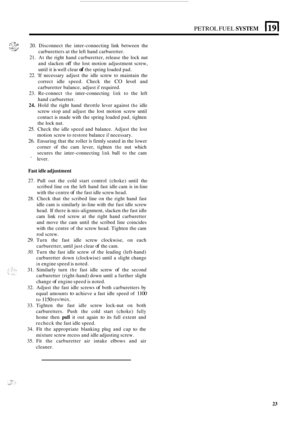 Page 231PETROL FUEL SYSTEM 1191 
_,-