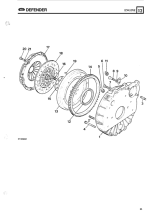 Page 643. 
DEFENDER ENGINE 12 
3 
ST3066M 
21  