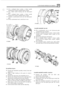 Page 327.,.. ,.  .. ., -... . r ,: 5 -.: : . . .: . ,. .. 
LT95 FOUR SPEED GEARBOX 137 
34. Fit a scalloped  thrust washer,  a thrust  needle 
bearing  and 
a further scalloped  thrust washer. 
35. 
Fit a radial  needle  bearing  and the third-specd 
gear. 
36. 
Fit a  scalloped  thrust washer,  a thrust needle 
bearing  and a further  scalloped  thrust washer. 
37. Position  a synchromesh  cone onto the third-speed 
gear. 
38. 
Fit the synchromesh  unit, coned  face to rear. 
Set  end-float  of gears 
39....
