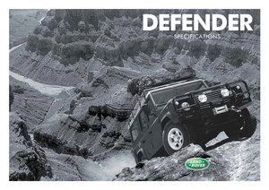Page 1DEFENDER
SPECIFICATIONS 