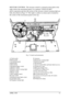 Page 16APRIL 195011MIXTURE CONTROL. The mixture control is situated on the dash to the
right, below the instrument panel. It is marked “COLD START”
and its operation and also the action of the mixture control warning light are
fully described on Page 15. This light is amber in colour and is located in
the centre of the instrument panel at the top.Fig. 3. Controls and instruments.
A-Clutch pedal.R-Ammeter.
B-Brake pedal.S-Oil pressure warning light.
C-Accelerator pedal.T-Petrol level gauge....