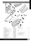 Page 205ENGINE GASKETS & SEALS DISCOVERY SERIES II
*Denotes Aftermarket PartGOLD COAST ROVERS () 
DISCOVERYII
Description Order Number Explanatory Notes Qty
1. ORing, Oil Filler Cap to Filler Tube RVERR5219 1
2. ORing, Under Cap RV564258 1
3. Valve Cover Gasket, Cork RV602512* Each 2
4. Updated Rubber Valve Cover Gasket RVLVC100260 Each 2
5.Intake Manifold Gasket RVLKJ500020 1
6. Seal, front of intake gasket RVERR7283 2
7. Head Gasket RVERR7217* Up to 3A999999 (through 2003) 2
7. Head Gasket RVLVB500030 From...