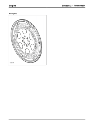 Page 215Timing Disc
(G421094) Technical Training66
Lesson 2 – PowertrainEngine 