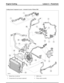 Page 144Cooling System Component Layout – Automatic Gearbox Without FBH
Heater hose, in and out1
Connections for rear heater (optional)2
EGR valve3
Water outlet assembly4
(G421101) Technical Training130
Lesson 2 – PowertrainEngine Cooling 