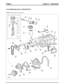 Page 167CYLINDER BLOCK COMPONENTS
NOTE: Variant with oil cooler shown.
(G421093) Technical Training18
Lesson 2 – PowertrainEngine 