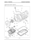 Page 3ZF 6HP26 Automatic Transmission – Exploded View
NOTE: The transmission shown is exploded to the extent of the serviceable items
Breather tube1Plug2
Automatic TransmissionLesson 2 – Powertrain
247Technical Training (G421157) 