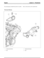 Page 209The coolant pump is installed between the two cylinderbanks, on the front face of the cylinder block.
Thermostat Housing
Coolant outlet elbow1
Bolt2
Thermostat housing3
Bolt4
(G421094) Technical Training60
Lesson 2 – PowertrainEngine 