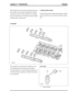 Page 220Silicon rubber in-groove gaskets seal the joints between
the camshaft covers and the cylinder heads. Together
with spacers and seals on the camshaft cover fasteners,
they also isolate the covers from direct contact with the
cylinder heads, to reduce noise.
Cylinder Head Gasket
The multi-layered steel cylinder head gasket has cylinder
specific water flow cross-sections for uniform coolant
flow.
Camshafts
The camshafts are manufactured in chilled cast iron.
Five aluminium alloy caps retain each camshaft....