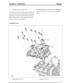 Page 254Camshaft Position (CMP) sensor1
The CMP sensor locates through a hole in a flange on
the front LH side of the LH cylinder head. The exhaust
camshaft gear of the LH cylinder head incorporates a
trigger wheel, which is used in conjunction with the
sensor to measure engine position.
The engine lifting eyes are bolted to the cylinder head,
one at the front and two at the rear, one per cylinder
head.
Camshaft Covers
Stud bolt M6 x 40, 6 of1Bolt M6 x 40, 7 of2
EngineLesson 2 – Powertrain
105Technical Training...