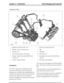 Page 311Component Locations
High-pressure (HP) fuel rail (2 of)1
HP pipe - Fuel rail to injector (6 of)2
Injectors (6 of)3
Low Pressure (LP) pipe - Fuel return4
HP pipe - High Pressure Pump (HPP) to fuel
diverter rail
5
LP pipe - Injector leak-back6
Connector to injector (part of 6)7
HPP8
HPP pulley9
HP diverter rail10
Rear Engine Accessory Drive (READ) belt
tensioner
11
LH exhaust camshaft pulley12
GENERAL
The TdV6 is equipped with a High-Pressure (HP)
common rail fuel injection system. With this fuel
injection...