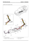 Page 328Fuel Delivery System Component Location
Filler cap and lanyard1
Breather line Y piece to charcoal canister2
Charcoal canister purge line3
Charcoal canister4
(G421196) Technical Training344
Lesson 2 – PowertrainFuel Tank and Lines 