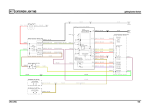 Page 156EXTERIOR LIGHTING 
Lighting Control Switch
LR3 (LHD)156
417
EXTERIOR LIGHTING
Lighting Control Switch
LG,0.5D
YN,0.5D
NP,0.5D
Y,4.0D
B,4.0D
LG,0.5D
NP,4.0D
N,4.0DN,4.0D
YN,0.5D
YN,0.5DYN,0.5D
R,50.0
B,1.0D
NG,1.0D
NG,1.0DNP,4.0D
B,50.0D
B,2.5D
RO,1.5DUR,1.5DRN,0.5D
B,2.5D
B,1.0DRO,1.0DR,0.5DRW,0.5DY,0.5D
Lighting control switch (S100)
levelling (S109) Switch-Headlamp
Battery Junction Box (P108)
LINK 11E
30.0 Amps
C2444-4 C2443-4
levelling-RH (M129)Motor-Headlamplevelling-RH (M129)Motor-Headlamp...