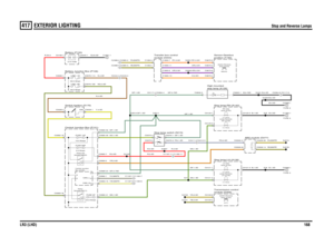 Page 168EXTERIOR LIGHTING 
Stop and Reverse Lamps
LR3 (LHD)168
417
EXTERIOR LIGHTING
Stop and Reverse Lamps
UR,0.5HRY,0.5HO,0.5HUR,0.5H
YR,0.5D
PG,1.0DGP,1.5D
GP,1.5D
GP,1.5DGN,1.5D
GP,0.75D
YB,0.5HYN,0.5HGN,1.5D
GP,0.75DGP,1.5D
NG,4.0DY,4.0D
YW,MAPXYU,MAPXGO,1.5DGN,1.5DR,0.5D
R,0.5DR,0.5D
R,0.5D
N,4.0D
R,50.0
YB,MAPNYN,MAPN
N,4.0D
B,50.0D
GP,1.5D
GP,1.5D
UR,0.5HRY,0.5H
B,1.5D
PG,0.5D
B,1.5DYN,MAPRYB,MAPR
B,1.5D
B,0.75D
B,2.5D
B,2.5D
B,4.0DB,4.0D
C2411-3 C2412-3
Switch-Ignition (S176)
FUSE 66P
5.0 Amps
C1167-6...