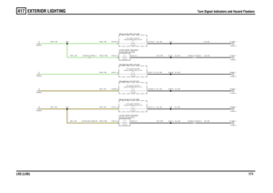 Page 171EXTERIOR LIGHTING 
Turn Signal Indicators and Hazard Flashers
LR3 (LHD)171
417
Turn Signal Indicators and Hazard FlashersGR,1.5DGR,1.5DGW,1.5DGW,1.5D
GR,1.5DGW,1.5D
GR,1.5DGW,1.5D
B,4.0DB,2.5DB,1.5D
B,0.75D
GR,0.75D
B,1.5DB,1.5D
B,4.0D
B,1.5D
B,4.0D
B,4.0D
B,0.75D
GW,0.75D
B,1.5DB,1.5D
B,4.0D
B
Sheet1D
Sheet1C
Sheet1A
Sheet1
hazard flasher lamp (A117)Turn signal indicator/
21.0 Watts
Headlamp-LH (A101)
C0336-3 C0459-3
5.0 WattsFront-LH (A121) Lamp-Side repeater-
hazard flasher lamp (A119)Turn signal...