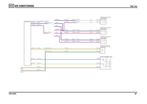 Page 55AIR CONDITIONING 
High Line
LR3 (LHD)55
412
High Line
BU,0.5D
RU,0.5D
(DIESEL)BU,0.5D (V8)
WU,0.5DGW,0.5DRG,0.5D
BG,0.5DYN,0.5D
BG,0.5DYN,0.5DRU,0.5D
RU,0.5D (V8)BU,0.5D (V6)RU,0.5D (V6)
RU,1.0BU,1.0BU,0.5DRU,0.5D
BU,0.5D (DIESEL)
S,1.0W,1.0
Automatic Temperature Control Module (D243)
C2238-8 C2240-8C2238-3 C2240-3C2239-1 C2241-1C2239-2 C2241-2
D
Sheet2B
Sheet2
C2725-4 C2724-4C2725-3 C2724-3C2550-11 C2551-11C2550-7 C2551-7C2274-11 C2273-11C2274-7 C2273-7
valve (D332) Refrigerant solenoidSensor-Sunlight...