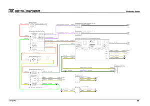 Page 60CONTROL COMPONENTS 
Windshield Heater
LR3 (LHD)60
412
CONTROL COMPONENTS
Windshield Heater
YN,0.5D
BG,0.5D
N,4.0D
N,4.0DLG,0.5DGP,1.0DNR,6.0D
Y,4.0D
LG,0.5DYW,MAPXYU,MAPX
YW,MAPDYU,MAPDBG,0.5D
R,50.0
PK,4.0DPS,4.0DN,0.5D
B,50.0D
PK,4.0DN,0.5DPS,4.0D
BG,0.5DYN,0.5DYB,MAPAYN,MAPAYB,MAPLYN,MAPL
YU,MAPNYW,MAPNYW,MAPL
B,4.0DB,4.0D
YU,MAPLB,1.0D
27.50 AmpsWindshield LH heater element (H114)27.50 AmpsWindshield RH heater element (H113)Instrument cluster (J100)Automatic Temperature Control Module (D243)module...