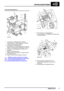 Page 30VERTEILERGETRIEBE
ÜBERHOLUNG7
Vorderachsabtriebsgehäuse
1.7 Schrauben zur Befestigung der seitlichen
Abdeckung für den Differentialsperrenschaltfinger
und die Abdeckung selbst entfernen.
2.3 Schrauben zur Befestigung des
Differentialsperren- Schaltfingergehäuses entfernen,
Gehäuse und Schaltfinger als Baugruppe entfernen.
3.O-Ring von Schaltfingergehäuse entfernen und
wegwerfen.
4.Stopfen zur Befestigung der
Differentialsperren-Druckfeder und Kugel entfernen.
5.Druckfeder entfernen.
6.Kugel mit Hilfe...