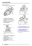 Page 63VERTEILERGETRIEBE
40
ÜBERHOLUNG
Differentiallagervorspannung
1.HI/LO-Schaltwelle und -gabel an Differential
anbringen und dabei sicherstellen, daß die
Schaltgabelzinken an der HI/LO- Schaltmuffe in
Eingriff sind.
2.HI/LO-Schaltwelle und Differential in Hauptgehäuse
anbringen und dabei sicherstellen, daß die
Kerbverzahnung der Ausgangswelle hinten mit dem
Differential in Eingriff kommt.
3.Neuen Lagerlaufring außen für Differentiallager vorn
an Lager anbringen und dabei sicherstellen, daß der
Ring nicht...